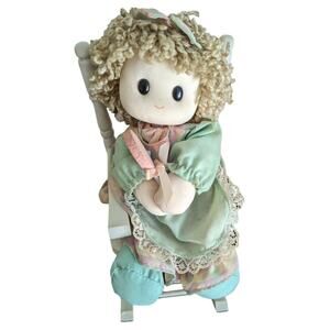 Berkeley Design Musical Doll Lollipop Rocking Chair Plays 'Its a Small World'